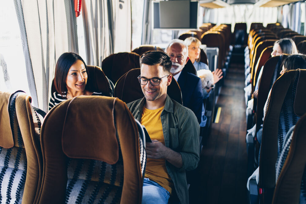 Viajar en autobus de pasajeros